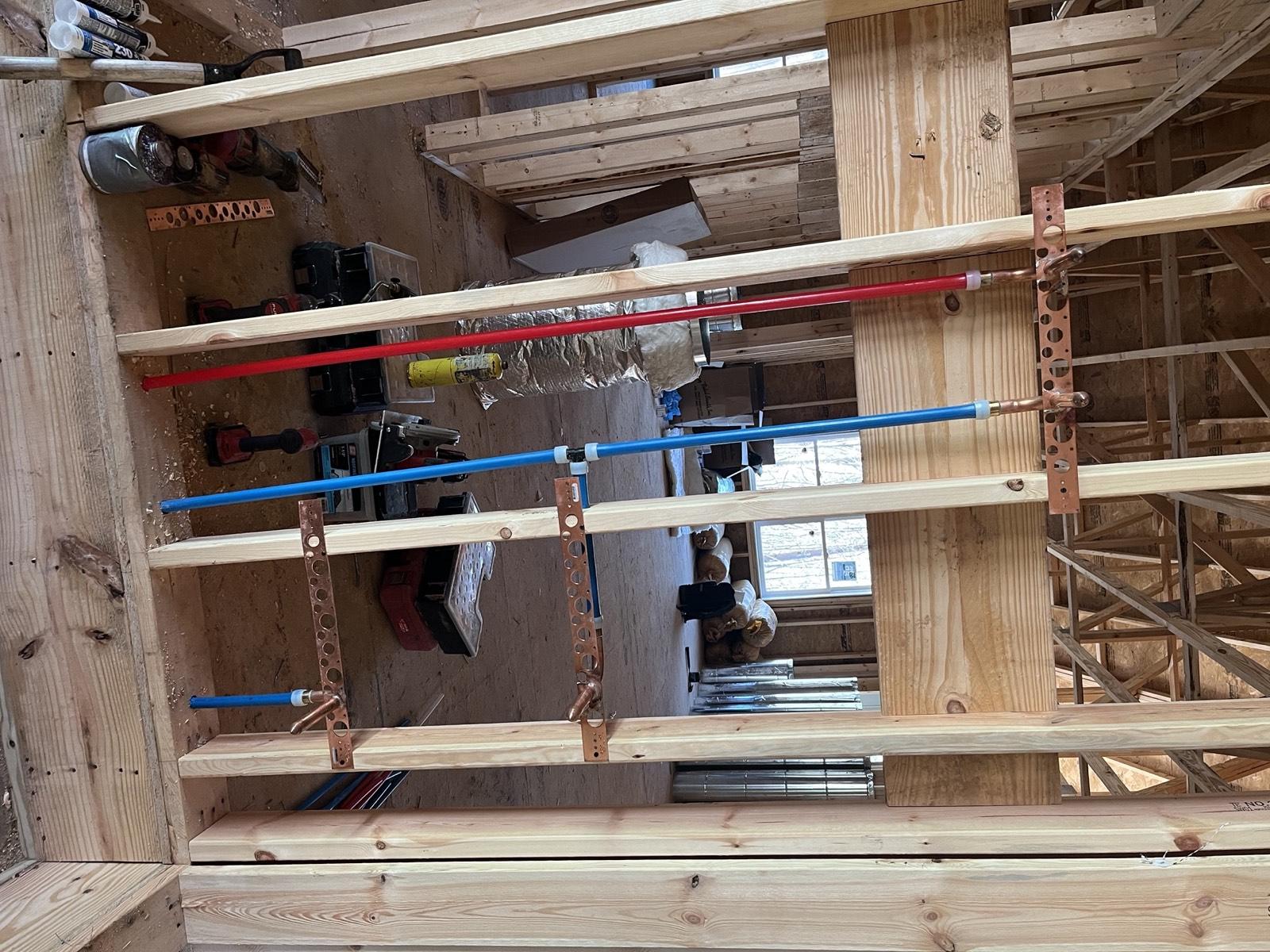 PEX Water Line Rough-In